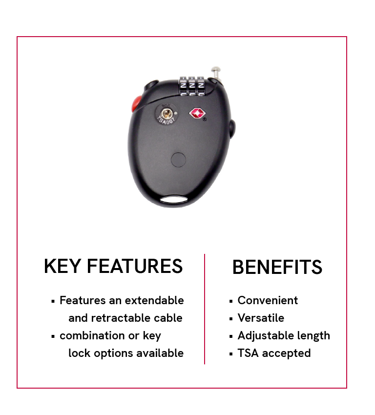 Retractable Cable Locks