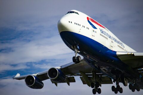 British airways flight with premium airline baggage policies